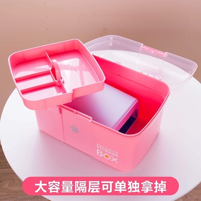 美甲工具箱美甲师专用多功能大容量手提式工具套装全套家用收纳盒