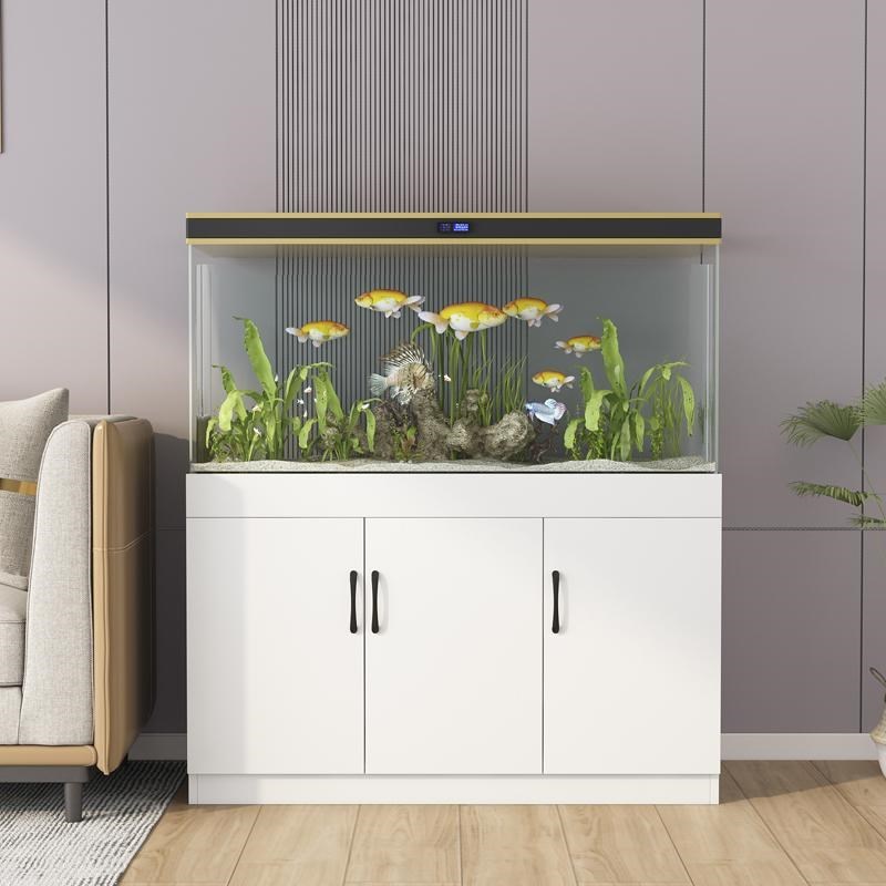 鱼缸柜底柜家用溪流鱼缸柜客厅水族箱承重底座周转箱鱼缸架子地柜