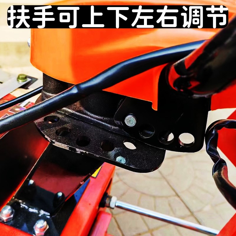 新款四驱除草机多功能开沟起垄旋耕地小型农田果园锄草微耕机松土