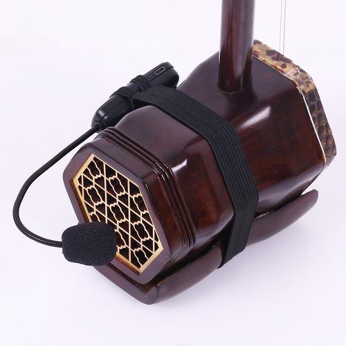 无线二胡扩音器演出二胡拾音器笛子扩音口琴通用麦克风放大器音响