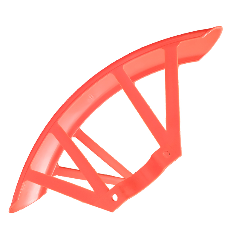电动三轮车农机建筑工地配件前轮挡泥瓦前叉减震挡水塑料铁皮护板