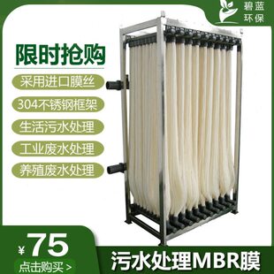 MBR膜片组件mbr膜生物反应器污水处理过滤膜 MBR帘式膜PVDF材质膜