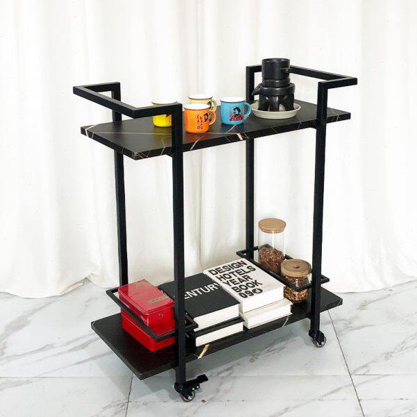 多功能手推车卧室可移动茶水置物架餐厅厨房小推车创意会所糕点车