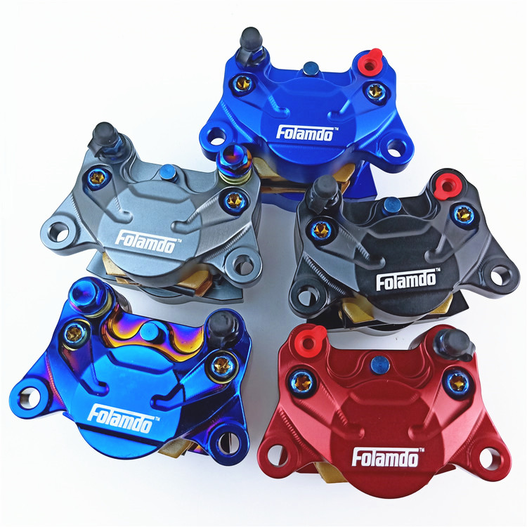 佛兰多大螃蟹卡钳下泵骠骑平叉BWS鬼火小牛N1电摩改装非爱得利