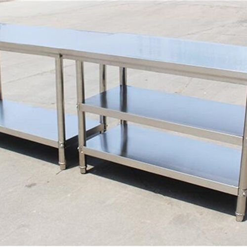 成都不锈钢工作台双层三层打包桌组装厨房酒店操作台包邮送货上门