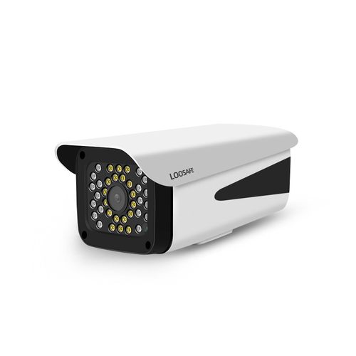 龙视安500万POE供电网络摄像头室外防水枪机高清夜视监控商用探头