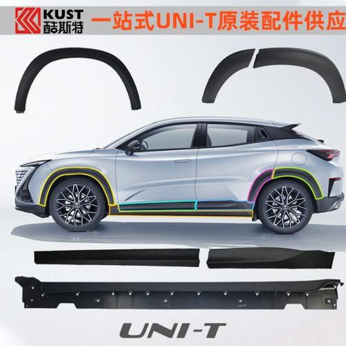 适配长安unit轮眉车门护板车身护板磨砂叶子板塑料包边车门防擦条