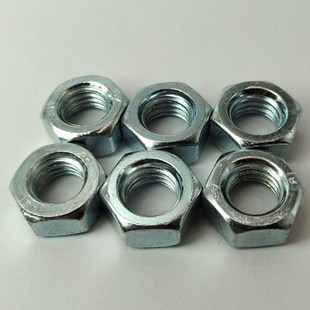 8.8级高强度镀锌六角螺母 螺丝帽m6m8m10m12m14m16m18m20m24 螺帽