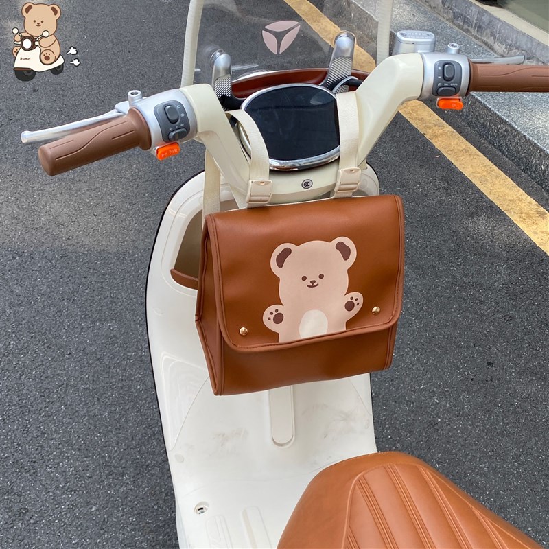 电动摩托车三轮车骑行挂袋大容量充电器雨衣收纳包电瓶车防水挂兜