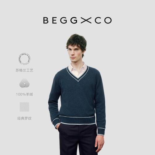 BeggXCo男士纯羊绒羊绒衫