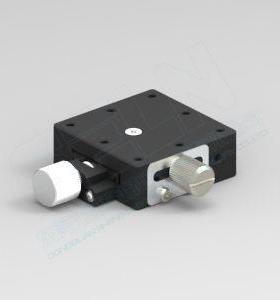 燕尾槽螺杆驱动光学手动微调台X轴LWFX40-R精密调整位移台XEG40