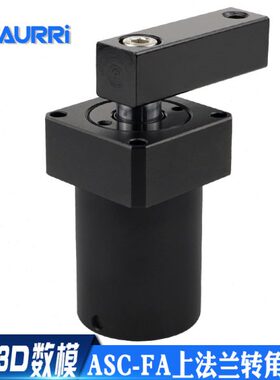 空压转角缸上法兰配管式安装 夹具气缸 ASC-FA32/40/50/63-25