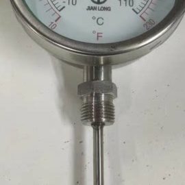 温度表THERMOMETER  411 负10-110度 230F 螺纹4分牙探头100MM 温