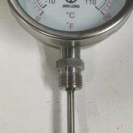 温度表THERMOMETER  411 负10-110度 230F 螺纹4分牙探头100MM 温