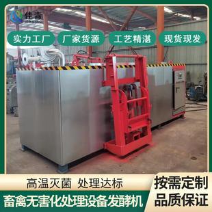 供应屠宰降解机畜禽养殖场无害化处理设备病死动物产出有机肥设备