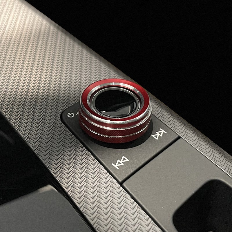 适用于奥迪A3 A4L A5 Q3 S4 S3 S5 Q5L音量调节旋钮装饰圈内饰品