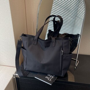 跨境大容量托特包包女2024新款春季尼龙包斜挎包通勤单肩包手提包