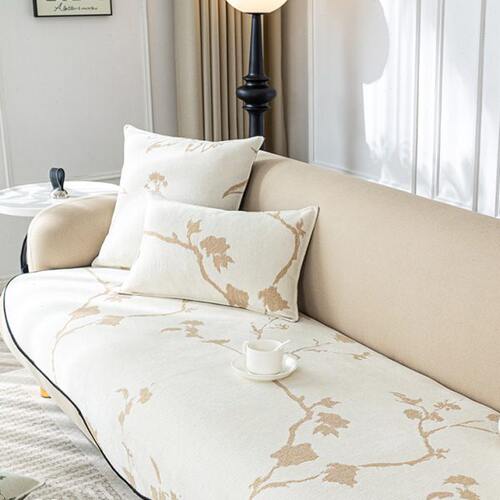 蔓越家 Quiet Chic鸢尾 高级感异形沙发垫四季通用防滑沙发套坐垫