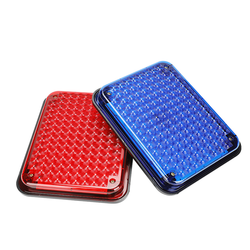 岗亭爆闪灯户外防水物业门卫室联防室保安亭红蓝闪光闪烁警示灯