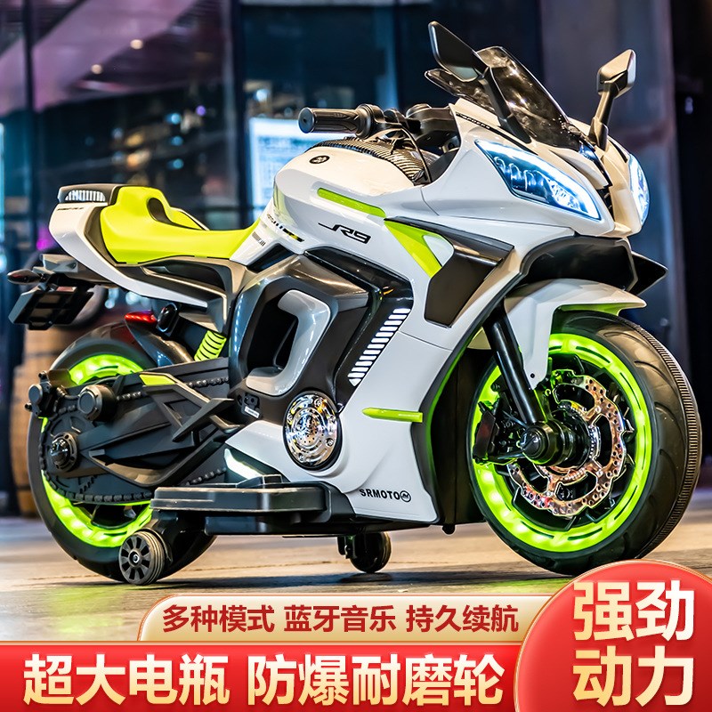 摩托车儿童电动车真机车男孩玩具大号电动车儿童可坐