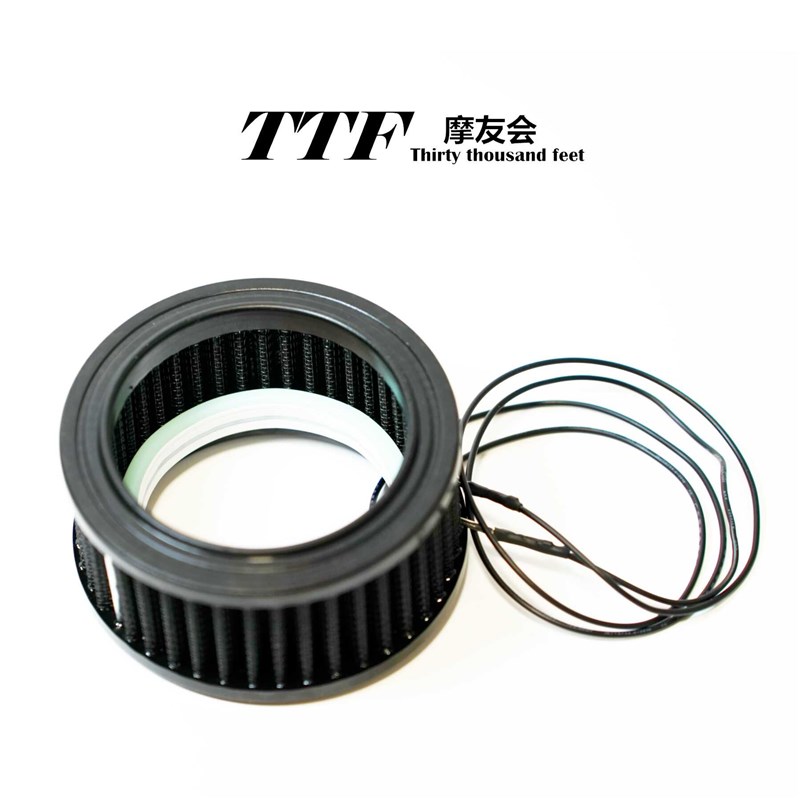 摩托车12V灯带LED发光替换空滤芯氛围灯GV300灰石改装防水无损装