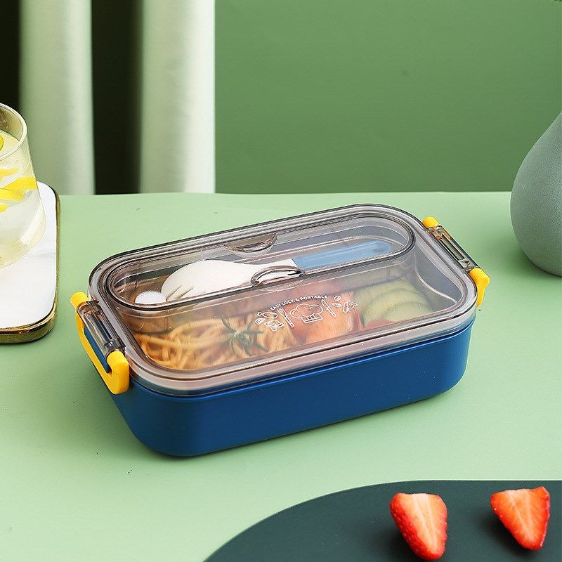 304不锈钢学生饭盒注水加热便携午餐盒成人办公室便当盒食堂餐盘,餐饮具,保鲜盒,淘宝优惠券,粉丝福利购,淘宝优惠卷