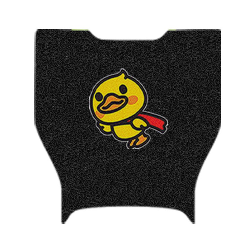 适用新日路行M6EB电动车脚垫防水防滑耐磨丝圈脚踩踏板垫卡通定制