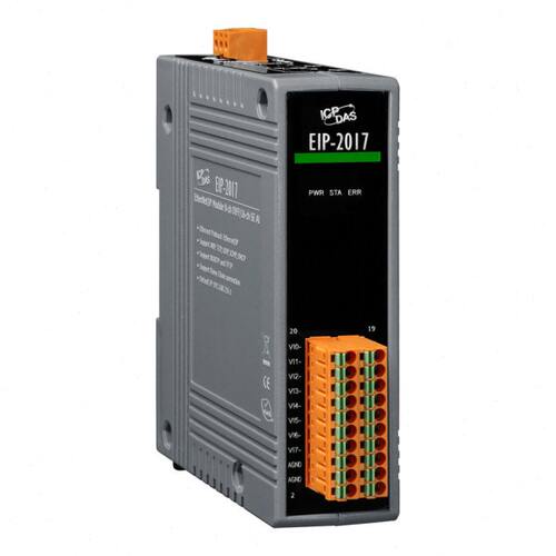 泓格EIP-2017 EtherNet / IP   8差分/16单端模拟量輸入AI 模組