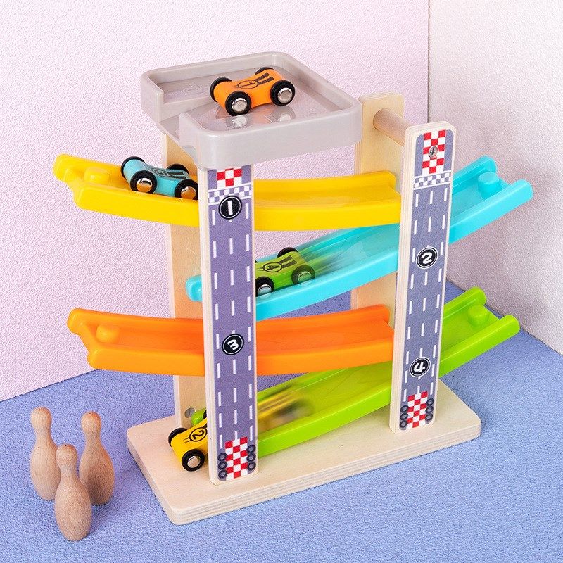 木制趣味儿童四层轨道滑翔车滑行车木质惯性滑道小车男孩益趣玩具,玩具/童车/益智/积木/模型,螺母拆装/组合玩具,淘宝优惠券,粉丝福利购,淘宝优惠卷