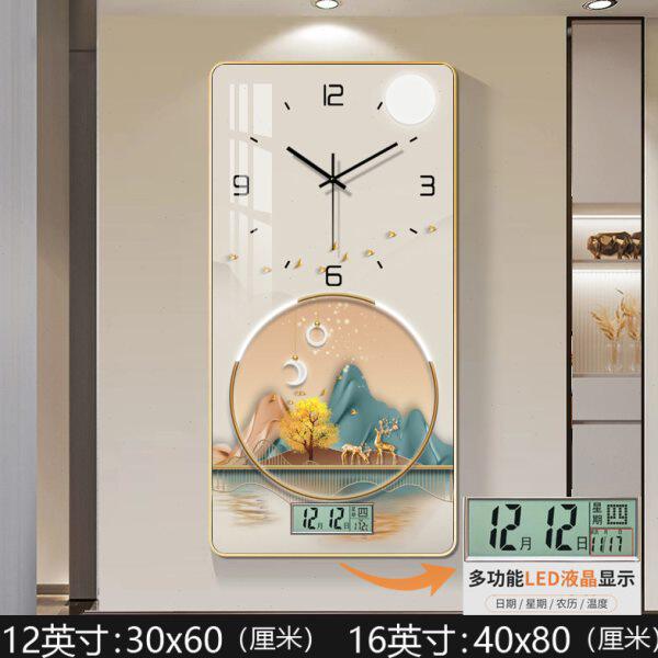 2021网红挂钟钟表墙上挂表家用客厅高档艺术时钟旺宅招财装饰挂画