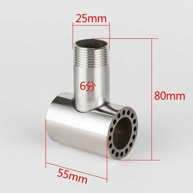 新品不锈钢锅炉蒸汽消声器水箱加热蒸汽酿酒降声器减震器气动消音