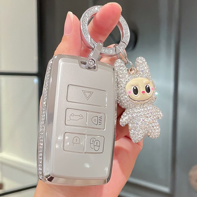 适用路虎钥匙套极光卫士110发现神行4/5运动版揽运星脉女汽车壳扣