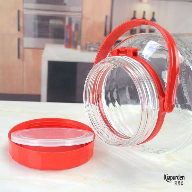 厨房用品油罐壶玻璃食用油桶大容量装油瓶10斤家用茶油坛子储油罐