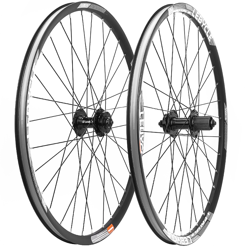 山地车轮组26 27.5 29寸轮毂自行车子前后轮通用碟刹轮圈全套配件