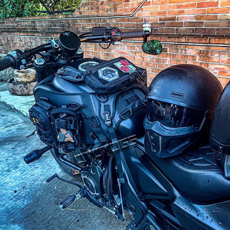 通用油箱包 油箱挂载机能风油箱马甲 C52K5 闪300 灰石250