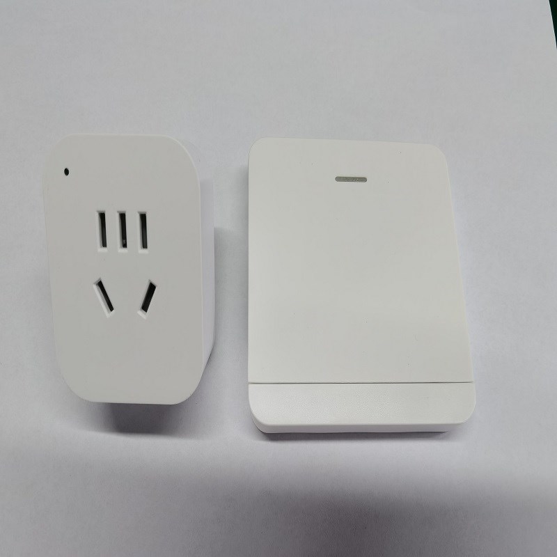 免布线无线遥控单控双控开关插座z433遥控灯控泵水新国标10A插座