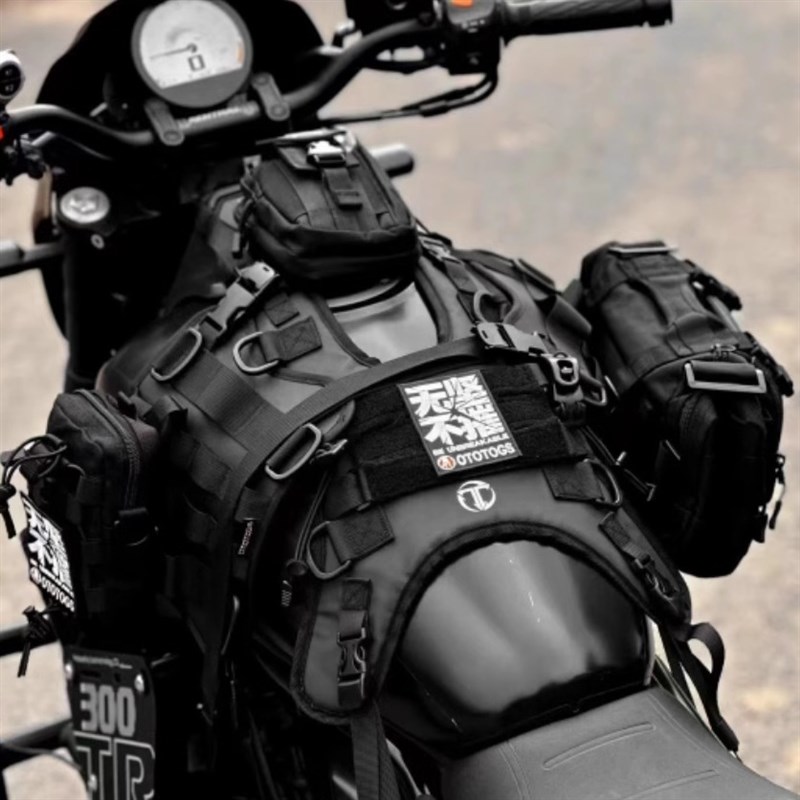 通用闪50d0 600 350 300油箱包油箱挂载防水马甲便捷储物