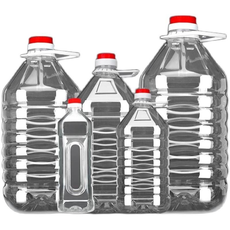 ..5L装透次性塑料食用油桶10斤空H瓶油壶密封油瓶花生油酒桶酒