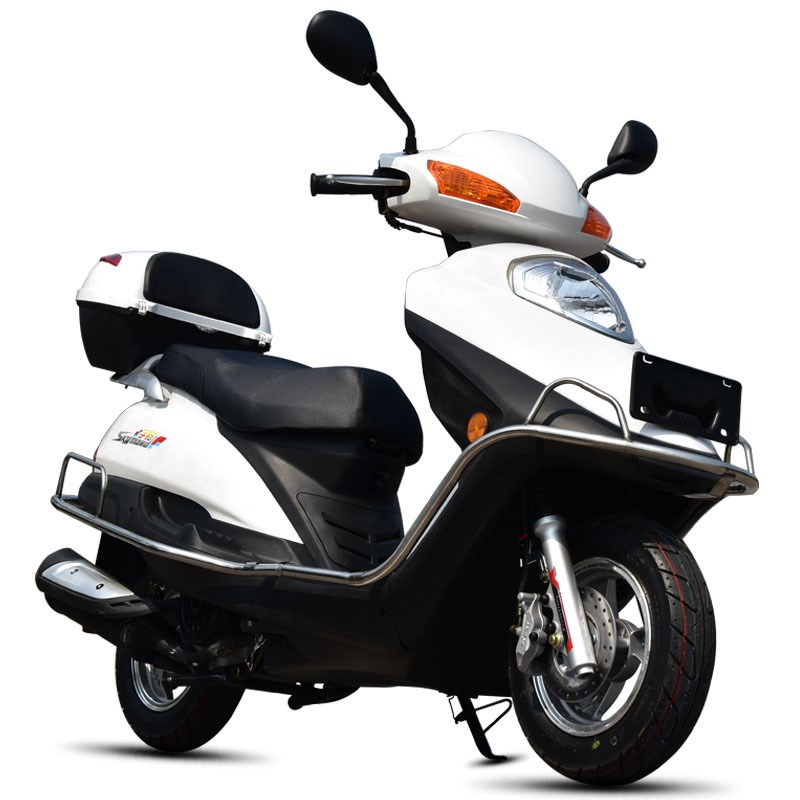 踏板车新国四 宇m钻125cc踏板摩托 燃油车 男女式代步