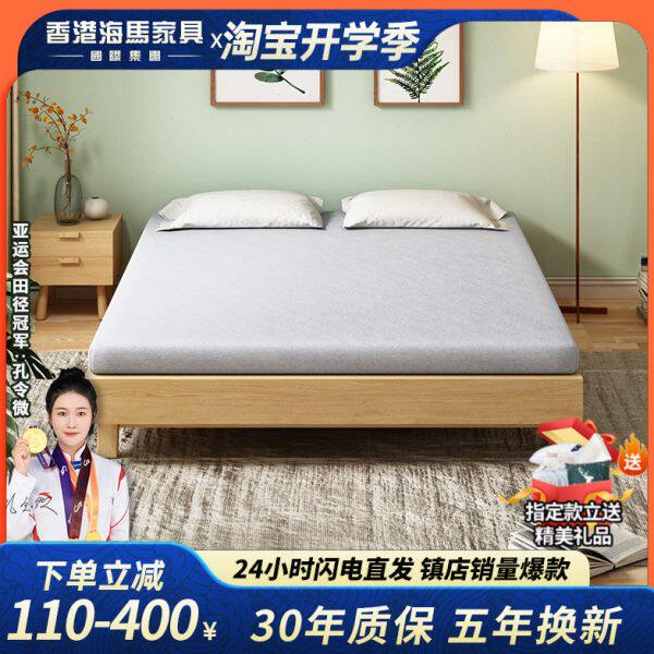 香港防螨记忆棉床垫软垫海家用可折叠拆洗薄款宿舍专用垫被褥子马