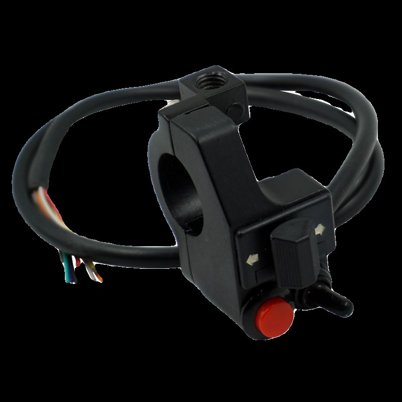 摩托车改装配件复古开关22MM大灯喇叭启动转向灯多功能铝合金开关