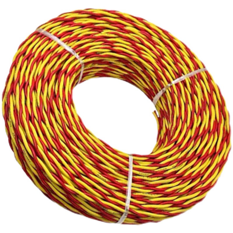 家用电线RVS消防花线电动车充电线灯头双绞线2芯1.52.5平方电源线