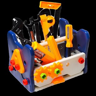 宝宝动手益智拆装 儿童修理工具箱玩具男孩组装 拧螺丝刀扭电钻套装