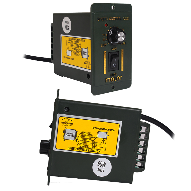 US-52交流减速调速电机调速器6W15w25w40w60w90w120w200w250w220v