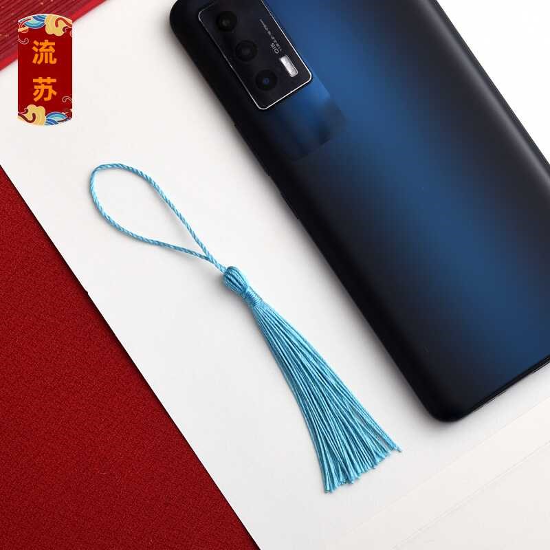 中国风书签卡片流苏穗子手工喜糖礼盒挂饰请帖扇坠衣服装饰小吊须