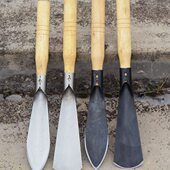 户外挖土挖野 菜神器锰钢不锈钢园艺铲多功能小铲子家用木柄花铲