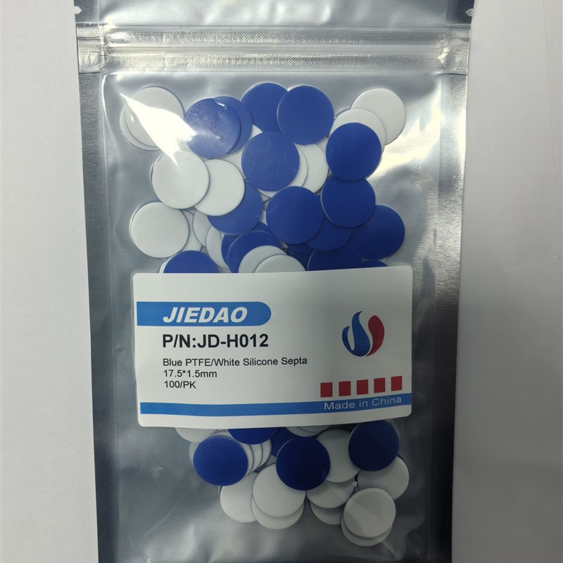 水分测定仪配套垫片精密螺t纹顶空瓶垫片氟龙硅胶17.5*1.5mm