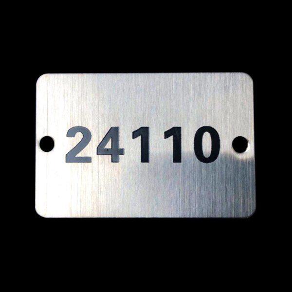 仪表位号牌定做金属数字号码牌水杯钥匙机械标记号码牌定制个性不