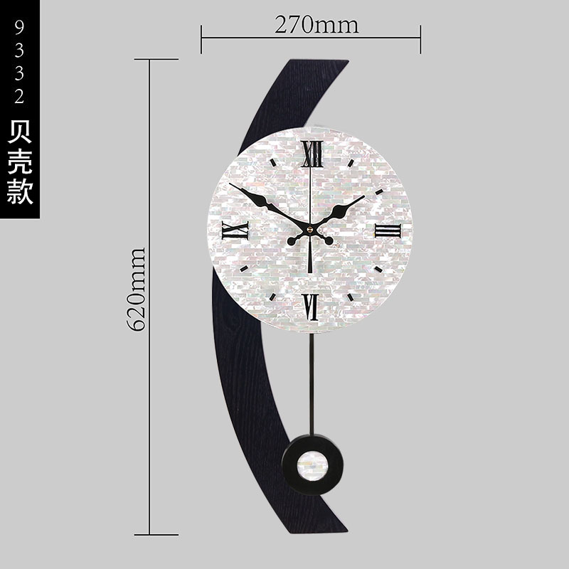 2021现代钟表简约挂钟木质钟表B轻奢挂钟创意钟表客厅钟表网红挂