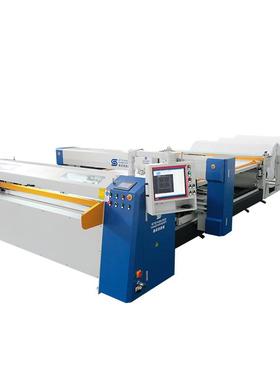 高速双头连续独立花绗缝机XDB-D3000360度独立跳花绗缝和旋